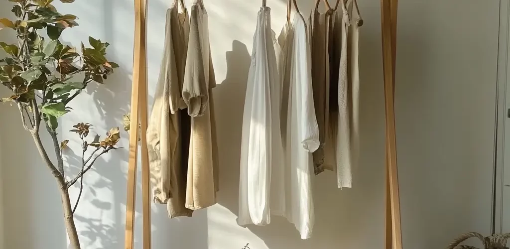 מתלים לבגדים מעץ