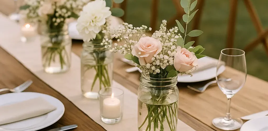 עיצוב חתונה ביתית