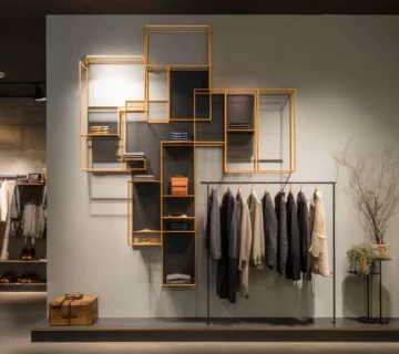 מתלה בגדים נייד לחנות ולעסק